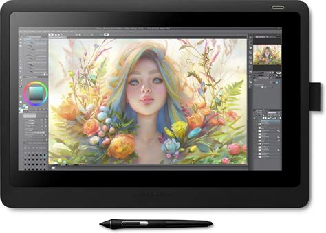 Wacom Cintiq 16 Drawing Tablet with Full HD 15.4-Inch Display Screen ...