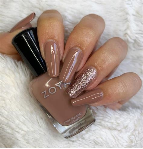 40+ Cool Brown Nail Designs To Try In Fall - The Glossychic