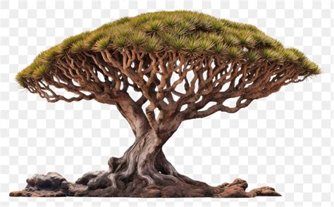 PNG Socotra dragon tree bonsai | Free PNG - rawpixel