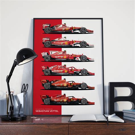 Ferrari F1-75 Team Poster | ubicaciondepersonas.cdmx.gob.mx