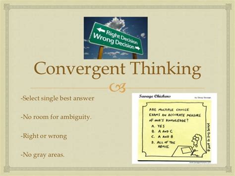 Eng convergent thinking