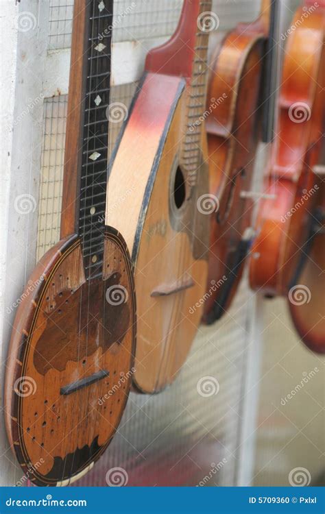 Vintage Musical Instruments Stock Photo - Image of graphic, lyric: 5709360