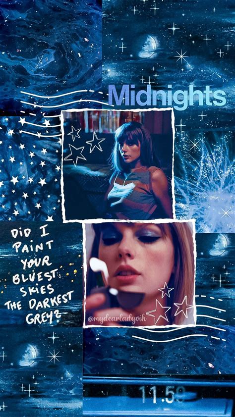 Taylor Swift midnights wallpaper by @mydearladyvih