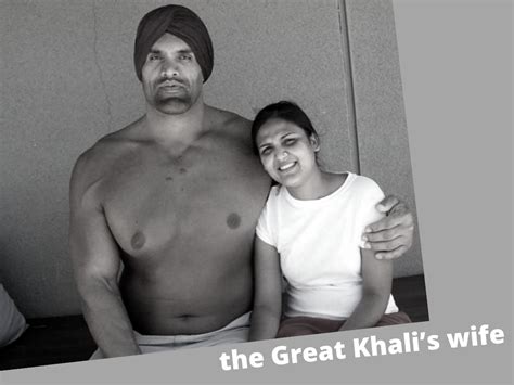 The Great Khali's Wife : Name, Age, Images - India Darpan