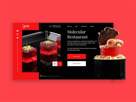 Molecular restaurant by Alena on Dribbble