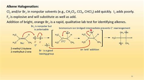 Alkenes Electrophilic Addition Reactions - YouTube