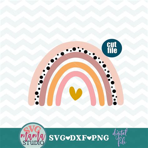 Baby Rainbow Svg Rainbow Svg Boho Svg Rainbow Clipart Digital Download ...