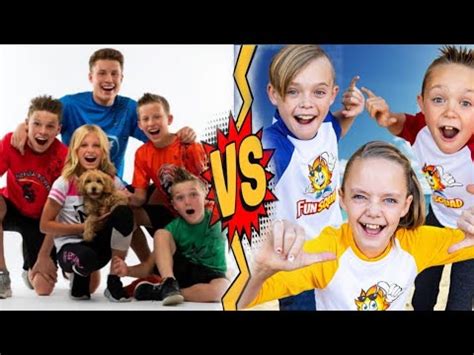 Ninja Kidz Tv Vs Fun Squad Real Name and Real Ages 2023 - YouTube