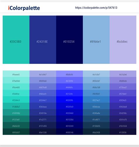 120+ Latest Color Schemes with Midnight Blue And Light Blue Color tone combinations | 2024 ...