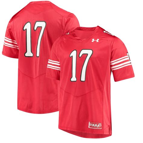 Men's Under Armour #17 Red Utah Utes Special Event Replica Jersey