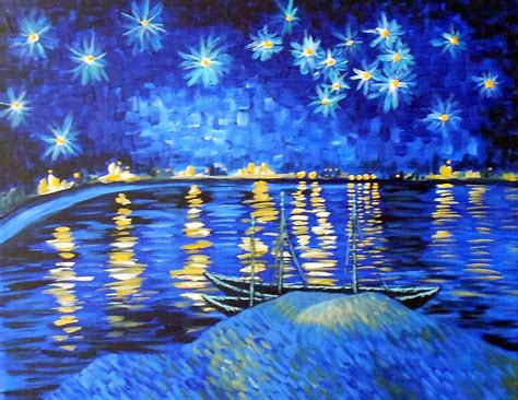 Van Gogh's "Starry Night Over the Rhone: at Pinot's Palette ...