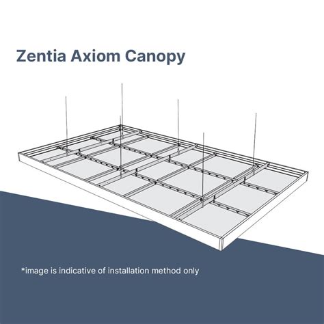 Zentia Axiom C Ceiling Canopy Kit (24mm) - Ceiling Tiles UK