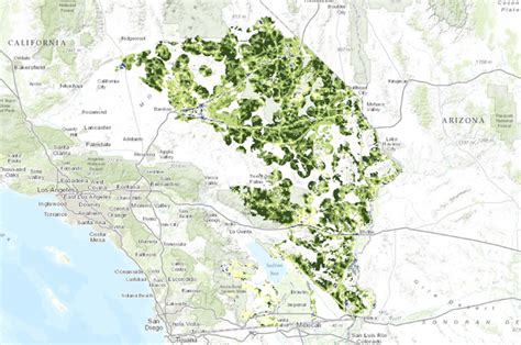 California leaf-nosed bat - Habitat Intactness, DRECP | Data Basin