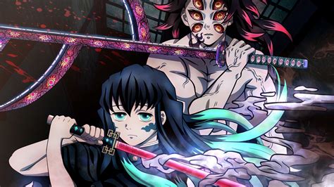 Kokushibo Muichiro Tokito Swords 4K HD Demon Slayer Kimetsu no Yaiba Wallpapers | HD Wallpapers ...