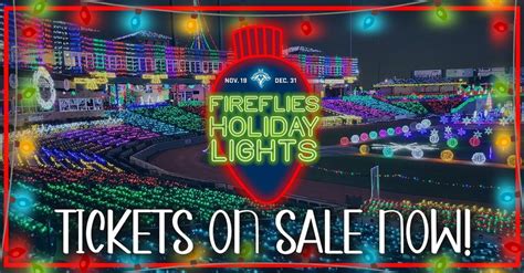 Fireflies Holidays Lights at Segra Park kicks off November 19 - ABC Columbia