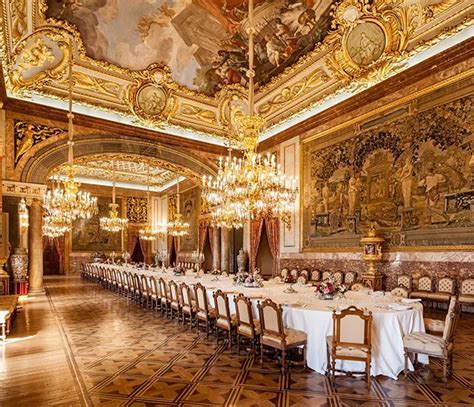 The wonderful Dining Room of the Royal Palace of Madrid | Interior de ...