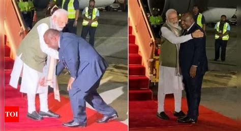 Papua New Guinea PM: Who is James Marape who touched PM Modi's feet? | India News - Times of India