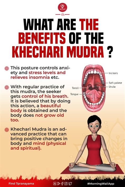 How to do Khechari Mudra (tongue lock) and What Are Its Benefits? | Mudras, Yoga facts, Morning ...