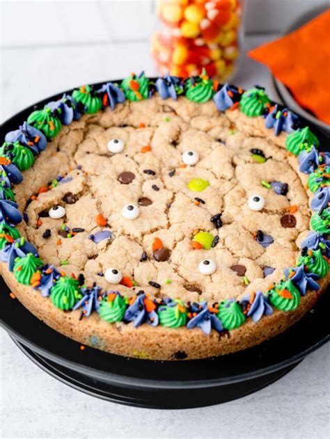 Halloween Cookie Cake - Just As Tasty