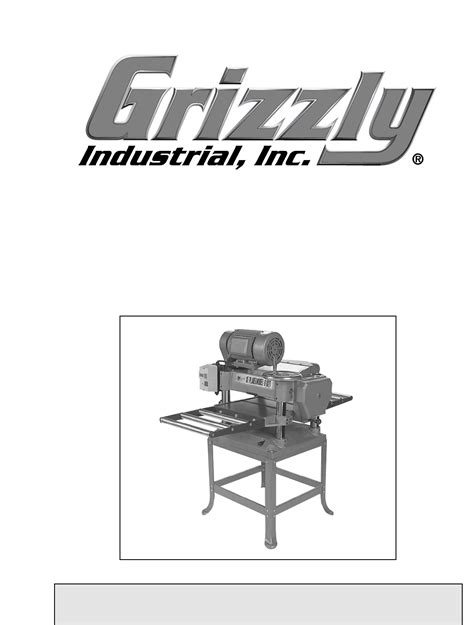 Grizzly Planer G1021 User Guide | ManualsOnline.com