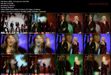 ABBA - So Long (Live 3sat. ) » MusicVideo80.com