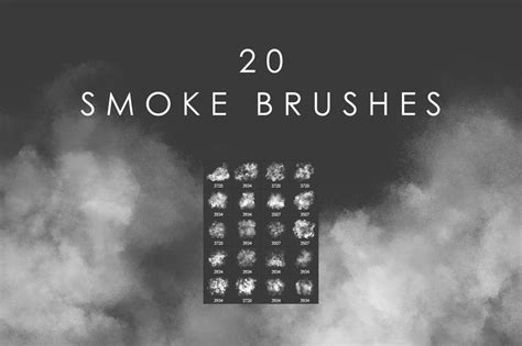 دانلود 20 براش دود فتوشاپ Smoke Photoshop Brushes 36175 – تایم کد