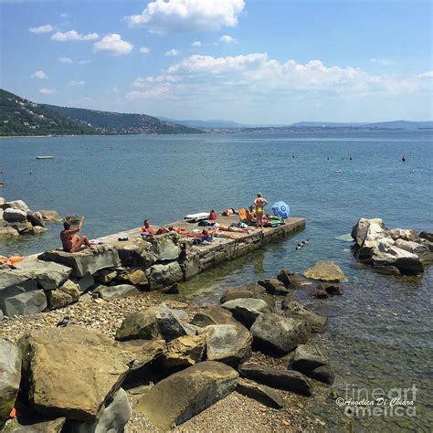 Trieste Miramare Beach Photograph by Italian Art - Pixels