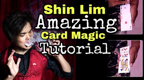 Shin Lim Amazing Card Magic Tutorial - YouTube