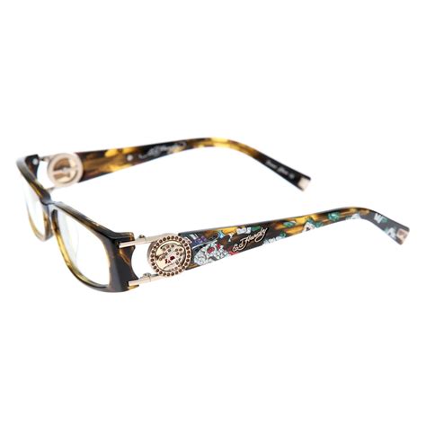 Ed Hardy EHO-718 Womens Designer Eyeglasses - Olive - Walmart.com - Walmart.com