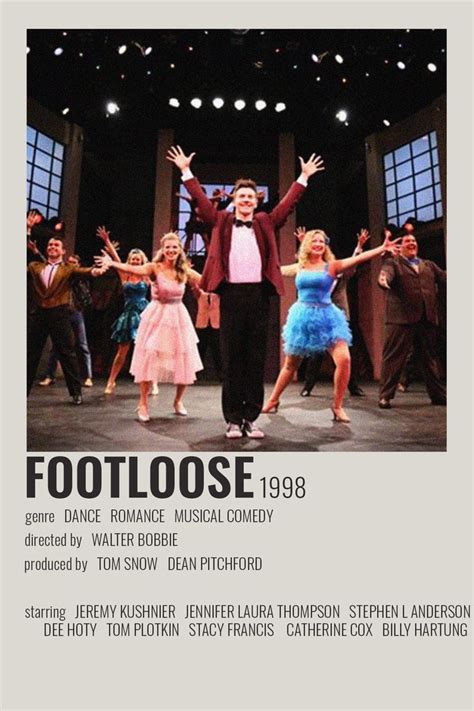 Footloose by cari in 2023 | Musical theatre posters, Film posters ...