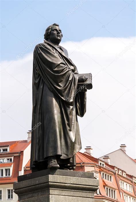 Bronce Statue of Martin Luther — Stock Photo © manfredxy #54313735