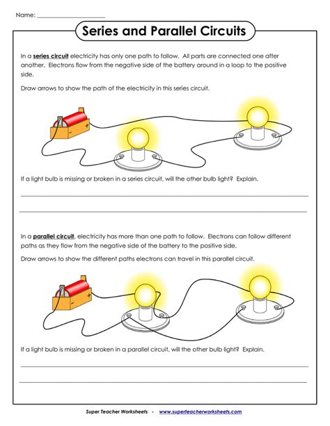 Circuits Worksheet Answer Key