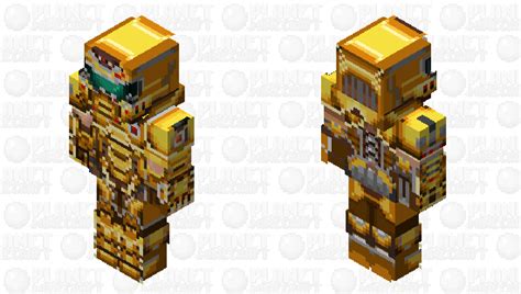 Doom Slayer – DOOM ETERNAL (gold skin) Minecraft Skin