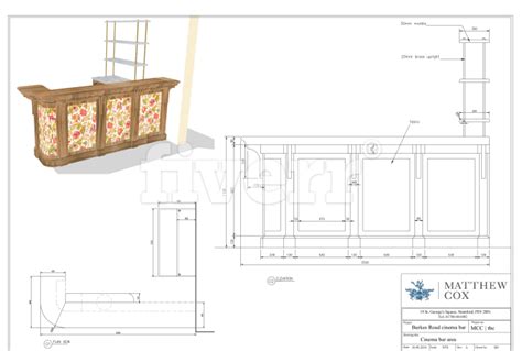 Sayed_handol: I will draft your furniture, woodworking, joinery cad ...