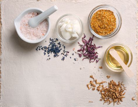 Natural Cosmetics Ingredients Stock Photo - Download Image Now - iStock