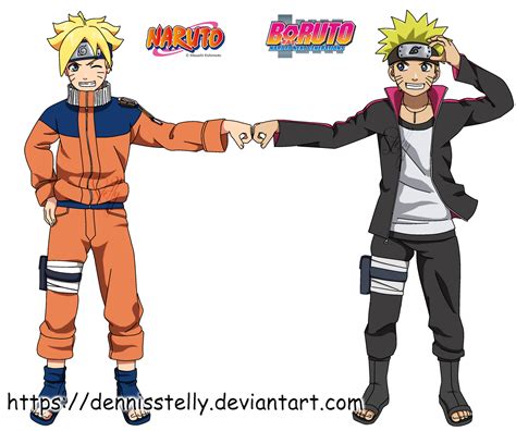 Naruto and Boruto Uzumaki by DennisStelly on DeviantArt