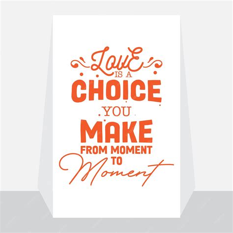 Premium Vector | Vector love quotes typography design