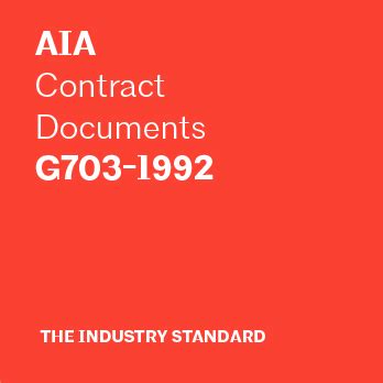 G703-1992 Continuation Sheet (50 Pack) – AIA Store