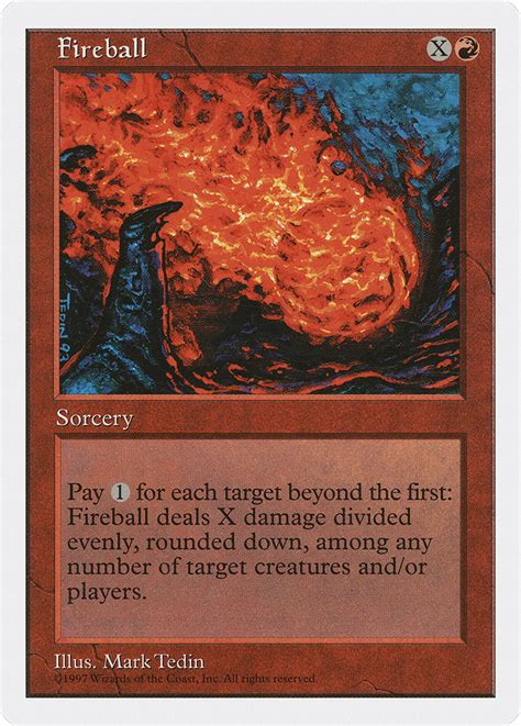 Fireball · Fifth Edition (5ED) #227 · Scryfall Magic: The Gathering Search