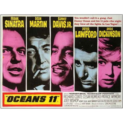 Oceans 11 - movie POSTER (Style D) (11" x 17") (1960) - Walmart.com ...