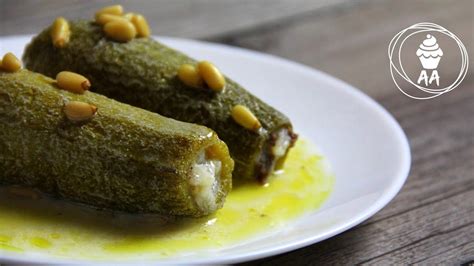 Lebanese Stuffed Zucchini with Yogurt, Arabic cuisine Kusa bin Laban Фаршированные Кабачки в ...