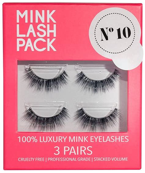 Amazon.com: 3D Mink Eyelashes by Mink Lash Pack- 3 Pairs Bulk Pack. Celebrity Beauty Secret ...