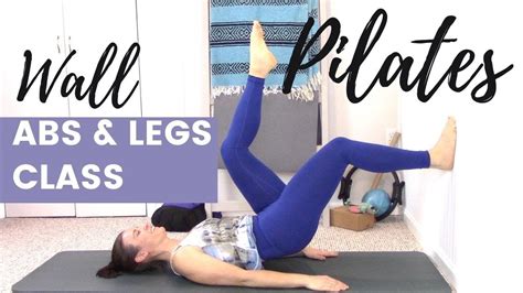 Pilates Wall Abs and Leg Workout - YouTube