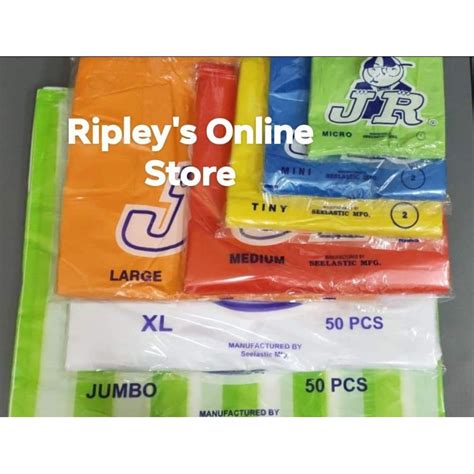 All Sizes Plastic Sando Bags and Plastic Labo JR Brand | Shopee Philippines