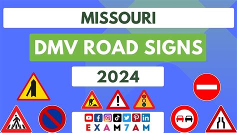 MISSOURI DMV ROAD SIGN WRITTEN TEST | LEARN ROAD SIGNS IN 2024 | PASS ...