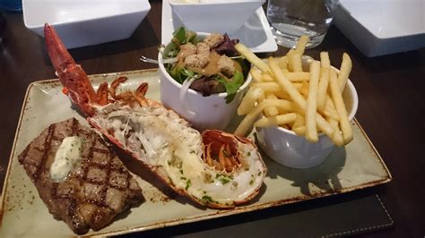 Steak and Lobster (from Steak And Lobster, Heathrow, London) : food