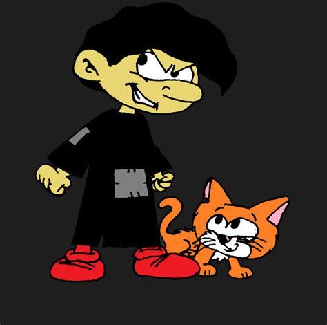 Gargamel and Azrael as children colored by EpicSmurfGirl on DeviantArt