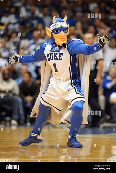 Dec 15, 2009 - Durham, North Carolina; USA - Duke Blue Devils Mascot as the Duke University Blue ...