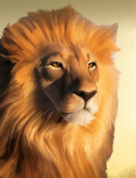 ArtStation - Lion Digital Painting