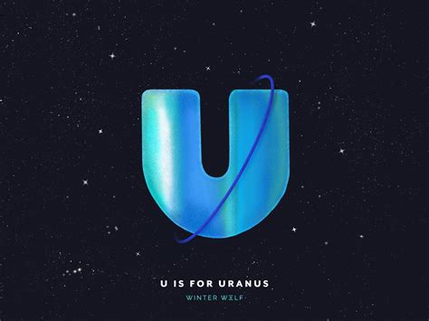 U is for Uranus by Telita Esterhuizen on Dribbble